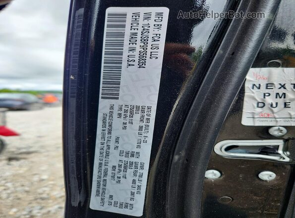 1C4SJSBP9PS568354 2023 JEEP WAGONEER Black სალონის 360-გრადუსიანი ხედი