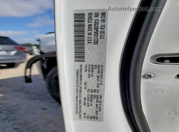 1C4SJSBP9RS117203 2024 JEEP WAGONEER White VIN sticker view
