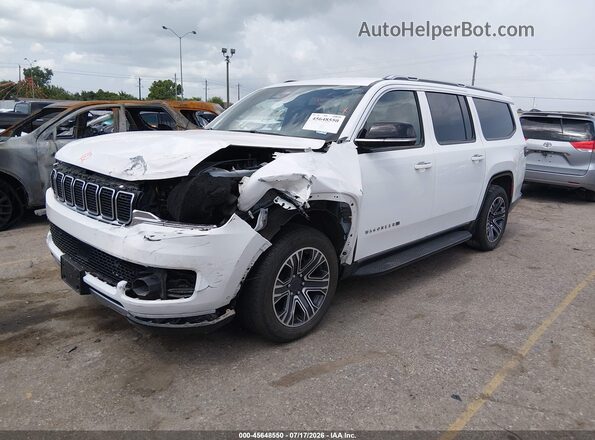 1C4SJSBPXPS569044 2023 JEEP WAGONEER L White Przód lewy