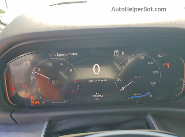 1C4SJSBPXTS174971 2026 JEEP GRAND Silver Սարքավորումների վահանակի տեսք
