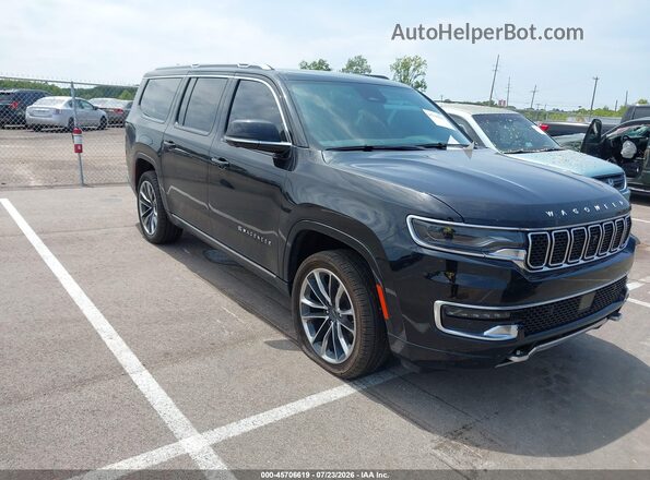 1C4SJSDP7PS544423 2023 JEEP WAGONEER L Black Вид спереду