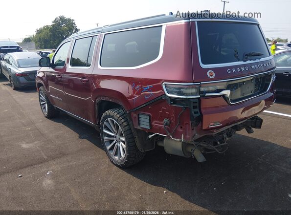 1C4SJSFP5PS529612 2023 JEEP GRAND WAGONEER L Red Tył lewy