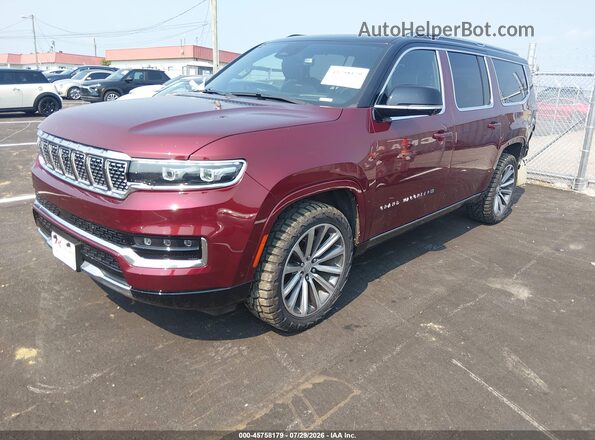 1C4SJSFP5PS529612 2023 JEEP GRAND WAGONEER L Red Przód lewy