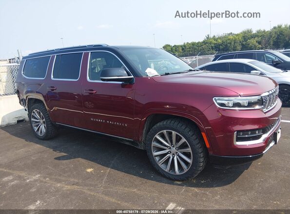 1C4SJSFP5PS529612 2023 JEEP GRAND WAGONEER L Red Widok wnętrza z tyłu