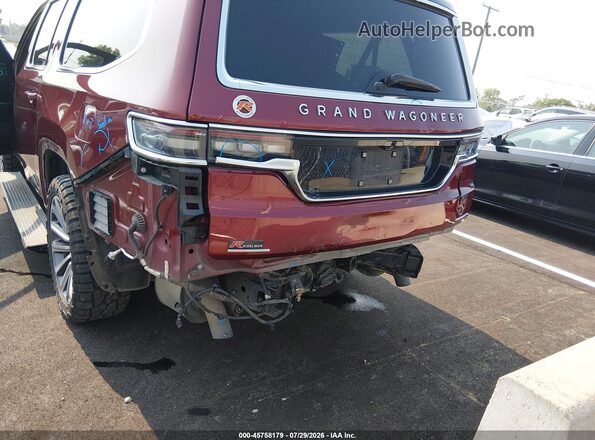 1C4SJSFP5PS529612 2023 JEEP GRAND WAGONEER L Red Widok z przodu