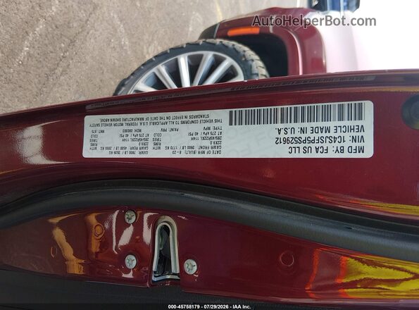 1C4SJSFP5PS529612 2023 JEEP GRAND WAGONEER L Red Widok komory silnika