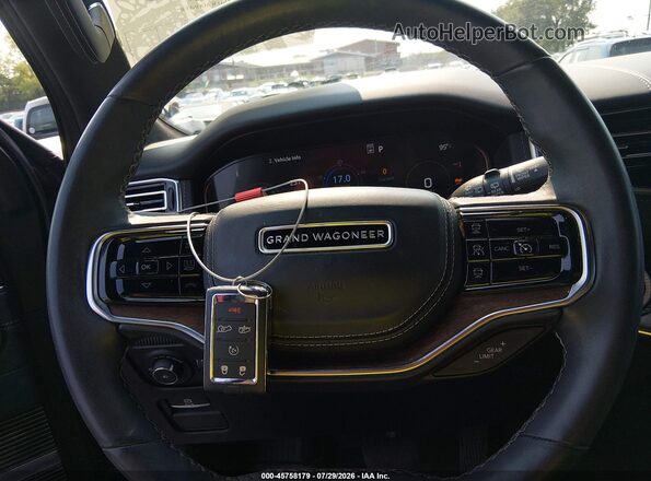 1C4SJSFP5PS529612 2023 JEEP GRAND WAGONEER L Red Widok deski rozdzielczej