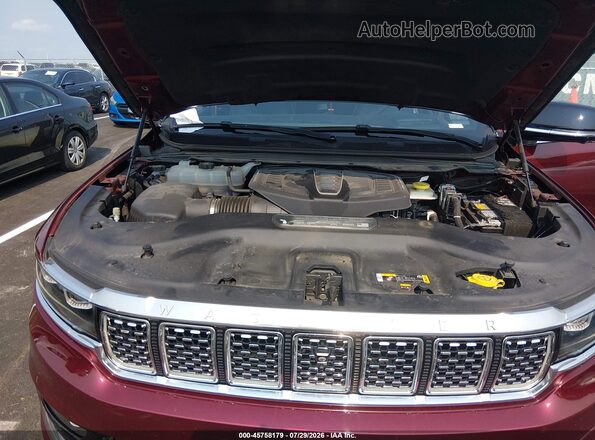 1C4SJSFP5PS529612 2023 JEEP GRAND WAGONEER L Red Widok z tyłu