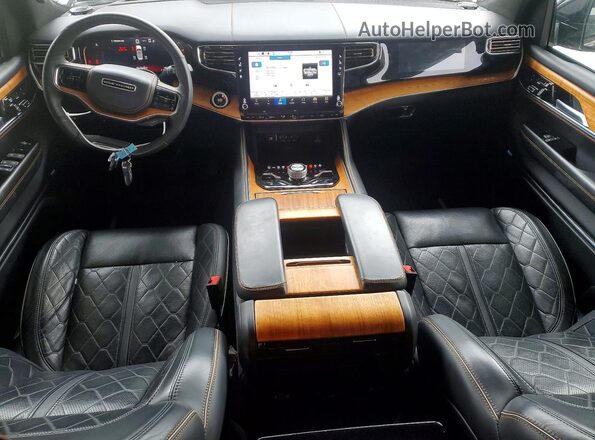 1C4SJSGP9RS182187 2024 JEEP GRAND Blue Widok deski rozdzielczej