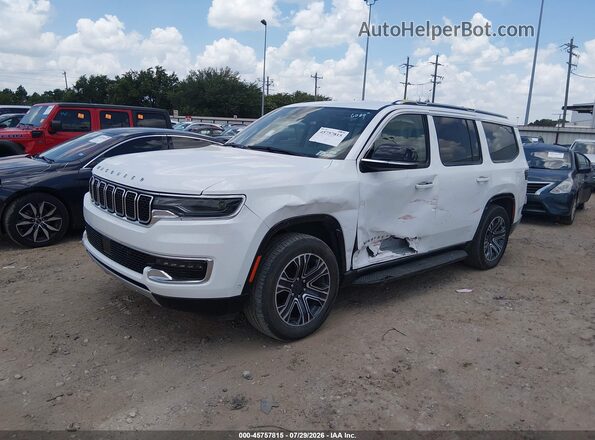 1C4SJUBP0RS126089 2024 JEEP WAGONEER White Առջևի ձախ երեք քառորդ տեսարան