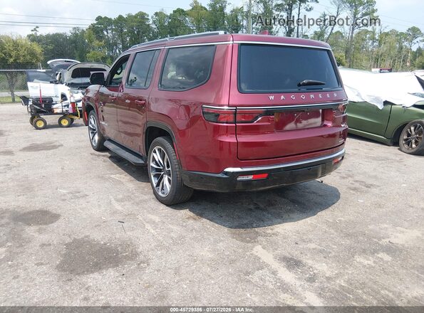 1C4SJUBT4NS181281 2022 JEEP WAGONEER Темно-бордовый Задняя левая четверть
