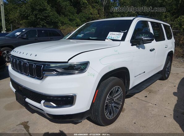1C4SJVBP5SS525401 2025 JEEP WAGONEER White Vista tres cuartos delantera izquierda