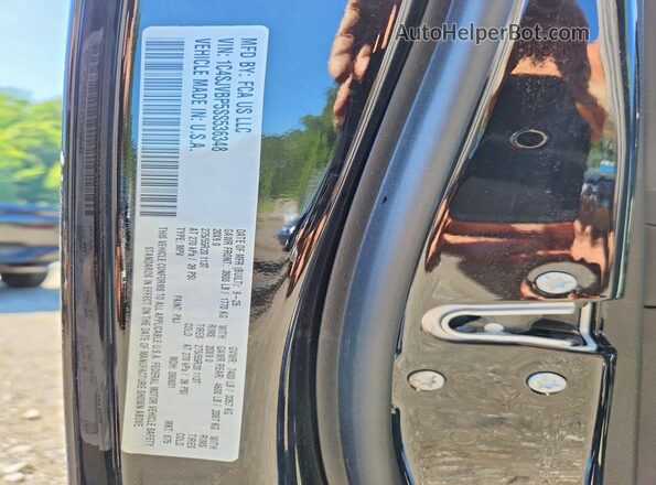 1C4SJVBP5SS536348 2025 JEEP WAGONEER Black Вид наклейки з VIN-кодом