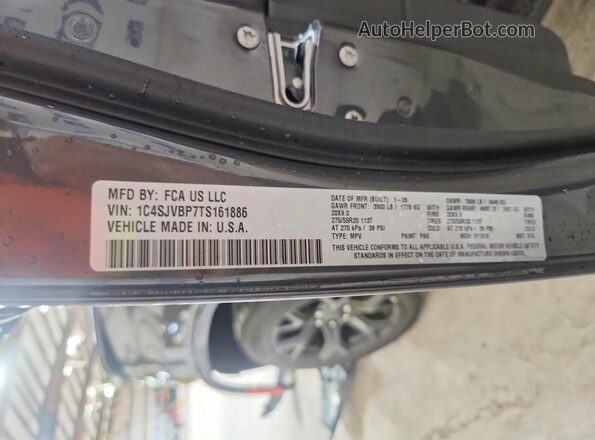 1C4SJVBP7TS161886 2026 JEEP GRAND Gray Widok wnętrza 360 stopni