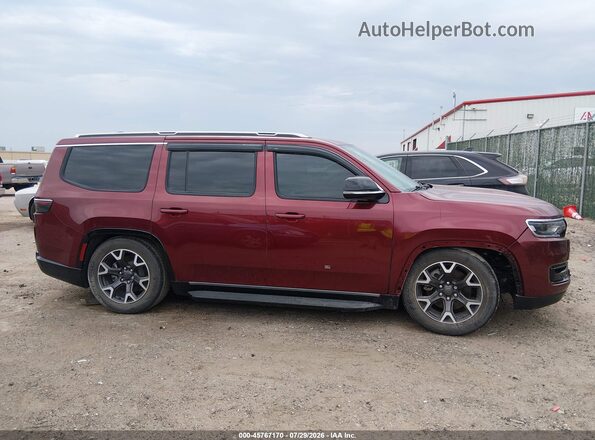 1C4SJVDP5PS553476 2023 JEEP WAGONEER Red Սալոնի 360 աստիճան տեսք
