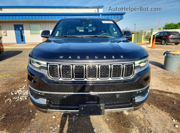 1C4SJVDTXNS182700 2022 JEEP WAGONEER Black Դիմացի տեսք