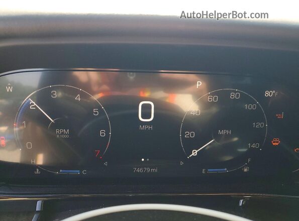 1C4SJVEJ2NS165032 2022 JEEP GRAND Черный Вид щитка приборов