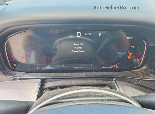 1C4SJVFP7NS116251 2022 JEEP GRAND White ხელსაწყოთა პანელის ხედი