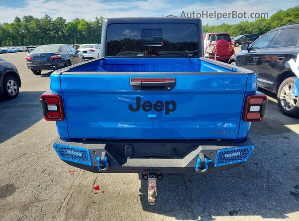 1C6HJTAG0ML563154 2021 JEEP GLADIATOR Blue Vista trasera