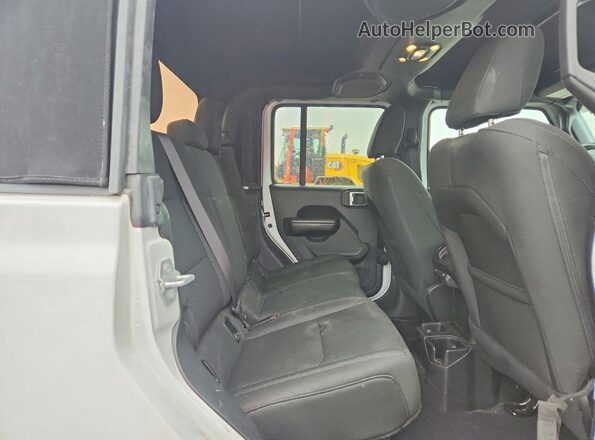 1C6HJTAG1LL113205 2020 JEEP GLADIATOR White უკანა სავარძლების ხედი