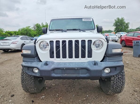1C6HJTAG1LL113205 2020 JEEP GLADIATOR White წინა ხედი