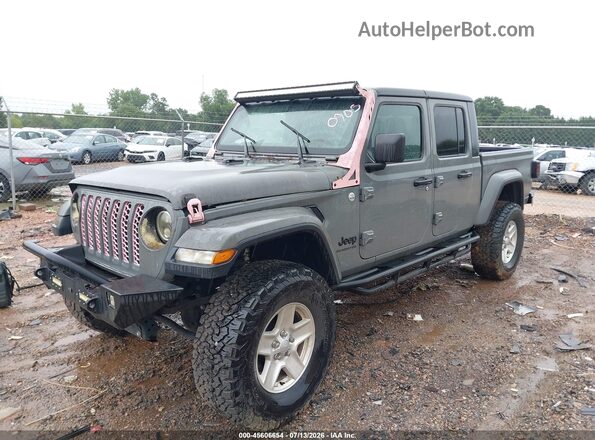 1C6HJTAG1ML500905 2021 JEEP GLADIATOR Серый Передняя левая четверть