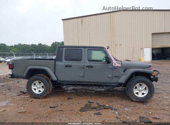 1C6HJTAG1ML500905 2021 JEEP GLADIATOR Серый Вид задней части салона