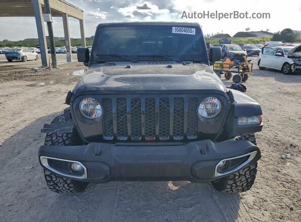 1C6HJTAG1ML501939 2021 JEEP GLADIATOR Black Front view