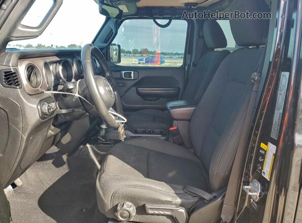 1C6HJTAG1ML501939 2021 JEEP GLADIATOR Black Front interior view