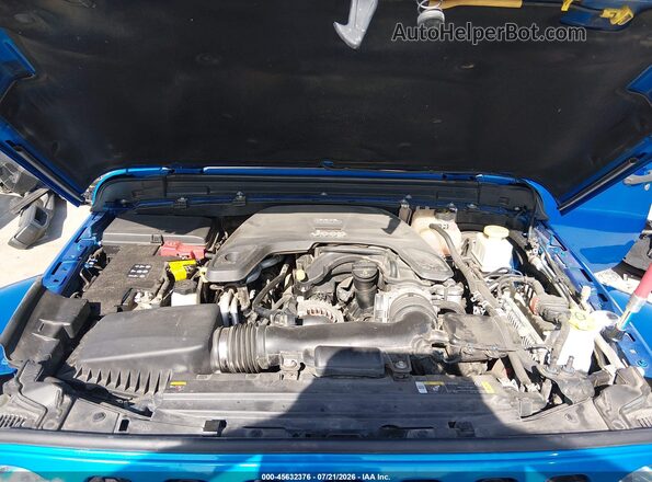 1C6HJTAG1ML535864 2021 JEEP GLADIATOR Blue Rear view