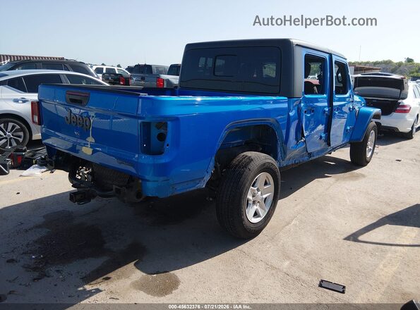 1C6HJTAG1ML535864 2021 JEEP GLADIATOR Blue Rear right