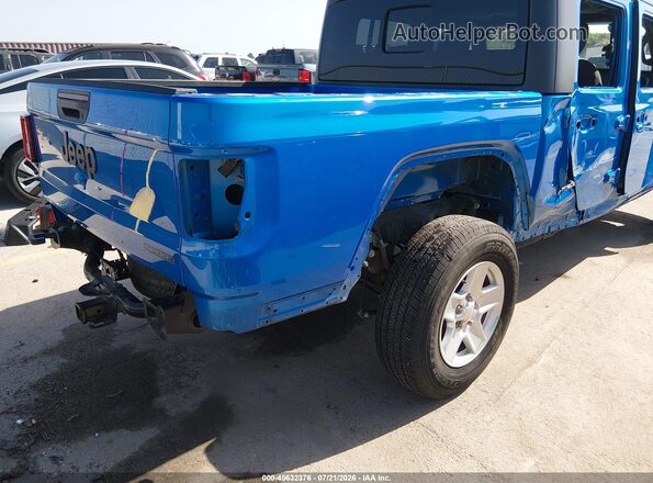 1C6HJTAG1ML535864 2021 JEEP GLADIATOR Blue Front view