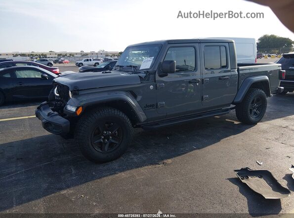 1C6HJTAG1ML568332 2021 JEEP GLADIATOR Серый Передняя левая четверть