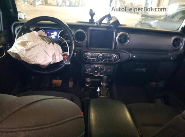 1C6HJTAG1ML574535 2021 JEEP GLADIATOR Black Առջևի վահանակի տեսք