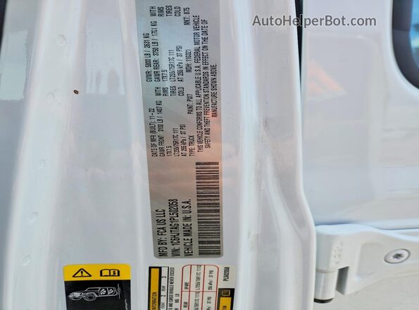 1C6HJTAG1PL502058 2023 JEEP GLADIATOR White Շարժիչի բաժամունքի տեսք