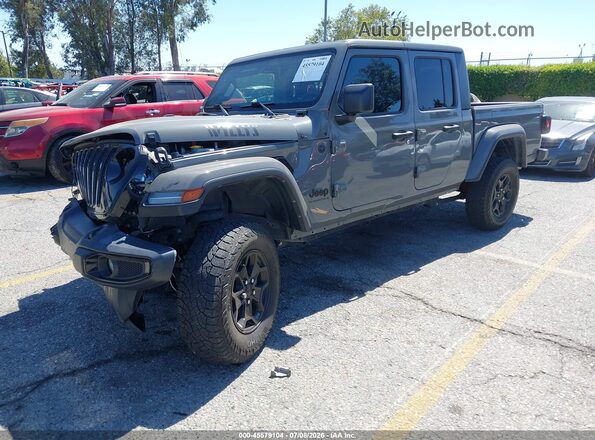 1C6HJTAG1PL507793 2023 JEEP GLADIATOR Gray Przód lewy