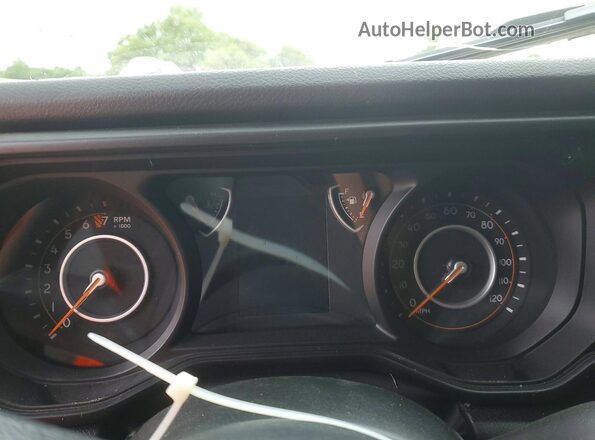1C6HJTAG1RL116937 2024 JEEP GLADIATOR Gray Widok zestawu wskaźników
