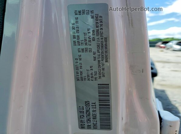 1C6HJTAG2ML512626 2021 JEEP GLADIATOR White Շարժիչի բաժամունքի տեսք