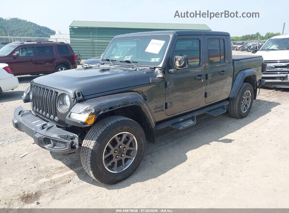 1C6HJTAG2ML514022 2021 JEEP GLADIATOR Серый Передняя левая четверть