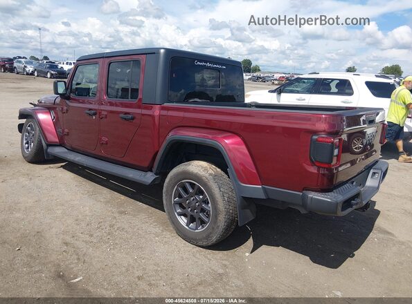 1C6HJTAG2ML518135 2021 JEEP GLADIATOR Бордовый Задняя левая четверть