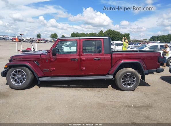 1C6HJTAG2ML518135 2021 JEEP GLADIATOR Бордовый Вид задней части салона
