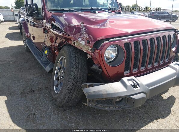 1C6HJTAG2ML518135 2021 JEEP GLADIATOR Бордовый 
