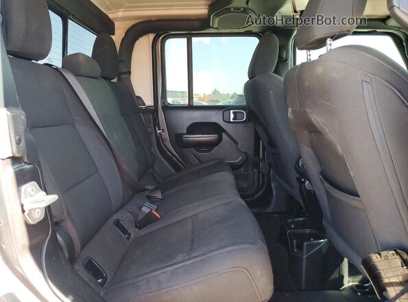 1C6HJTAG2PL523503 2023 JEEP GLADIATOR Gray Հետևի նստատեղերի տեսք