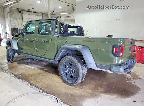 1C6HJTAG2PL542231 2023 JEEP GLADIATOR Green Задня ліва чверть