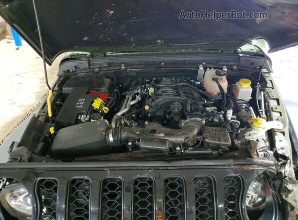 1C6HJTAG2PL542231 2023 JEEP GLADIATOR Green Вид підкапотного простору