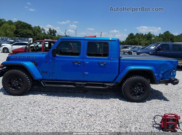 1C6HJTAG2RL132208 2024 JEEP GLADIATOR Blue Սալոնի 360 աստիճան տեսք