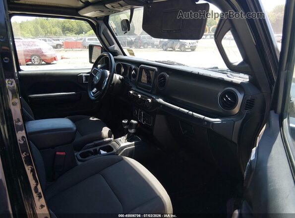 1C6HJTAG4LL146621 2020 JEEP GLADIATOR Black Widok wnętrza z przodu
