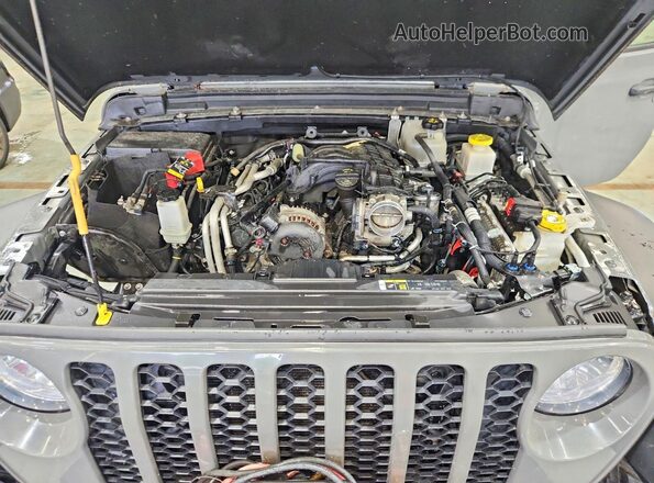 1C6HJTAG4LL192269 2020 JEEP GLADIATOR Серый Вид задней части салона