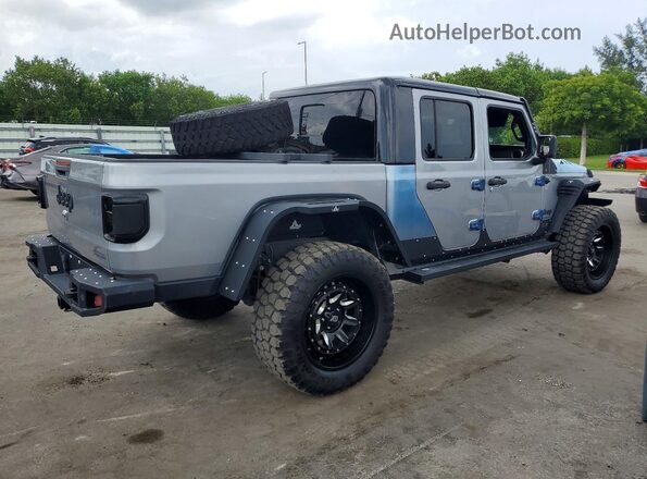 1C6HJTAG4LL215629 2020 JEEP GLADIATOR Silver Задня права чверть