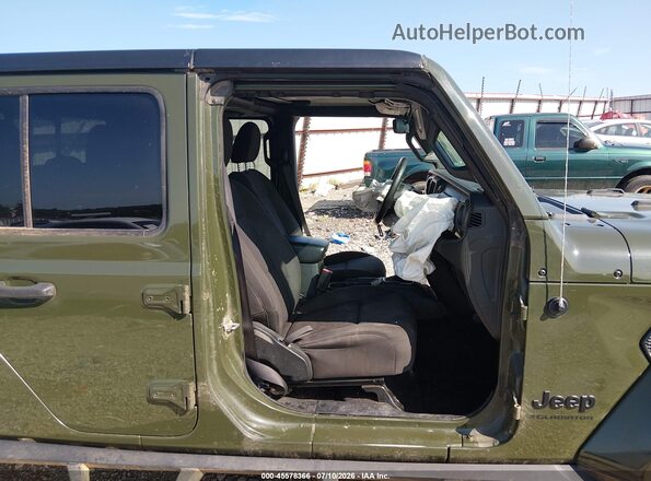 1C6HJTAG4PL531215 2023 JEEP GLADIATOR Green Vista interior delantera